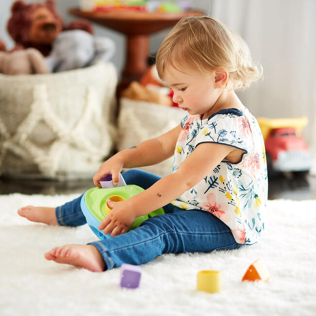 Green Toys: My First Shape Shorter - Blue & Green - Blocks - 2