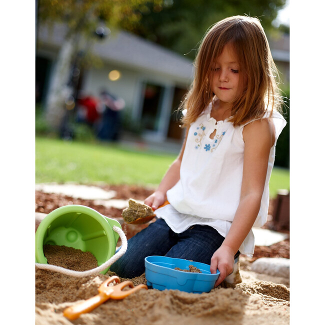 Green Toys: Sand Play Set - Green - 4pc Toy Set - BEACH TOYS - 3