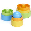 Green Toys: My First Stacker - 8 Pieces, Pastel Colors - Blocks - 3