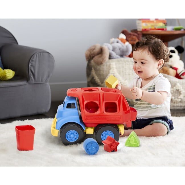 Green Toys: Disney Baby - Mickey Mouse & Friends Shape Sorter Truck - Play Kits - 2