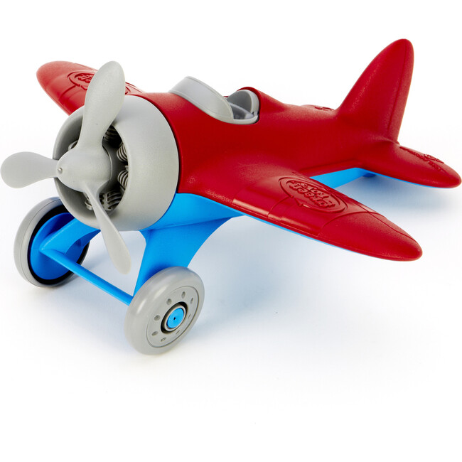Green Toys: Airplane - Red - Pretend Play Vehicle Toy