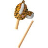 Ponyland: Music Stick Animal - Orange Tiger - Music Button - Ride-Ons - 2