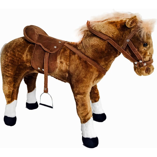 Ponyland: Music Standing Horse - Brown & White - Ride-Ons - 2