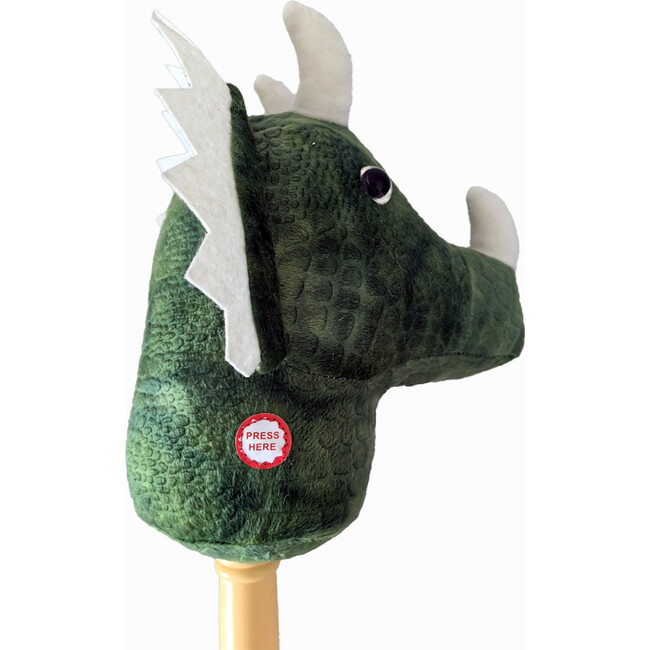 Ponyland: Music Stick Animal - Green Dinosaur - Music Button - Ride-Ons - 3