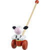 Orange Tree Toys: Push Along: Cow- Wooden Toy - Developmental Toys - 1 - thumbnail