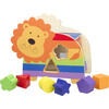 Orange Tree Toys: Shape Sorter: Lion - Wooden Wheeled Animal Sorter - Stackers - 1 - thumbnail