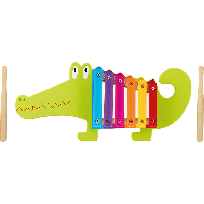 Orange Tree Toys: Xylophone: Crocodile - Wooden Musical Instrument Toy
