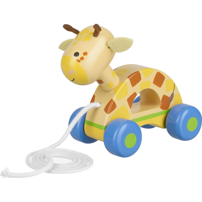 Orange Tree Toys: Pull Along: Giraffe - Wooden Toy