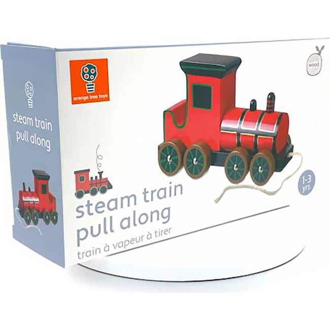 Orange Tree Toys: Pull Along: Steam Train - Wooden Toy - Developmental Toys - 2