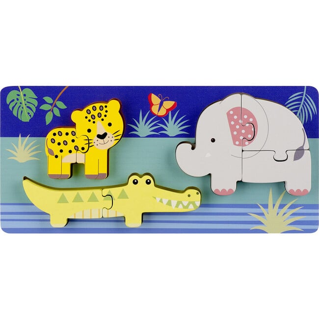 Orange Tree Toys: Jungle Animals - Mini Puzzles