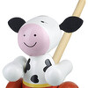 Orange Tree Toys: Push Along: Cow- Wooden Toy - Developmental Toys - 2