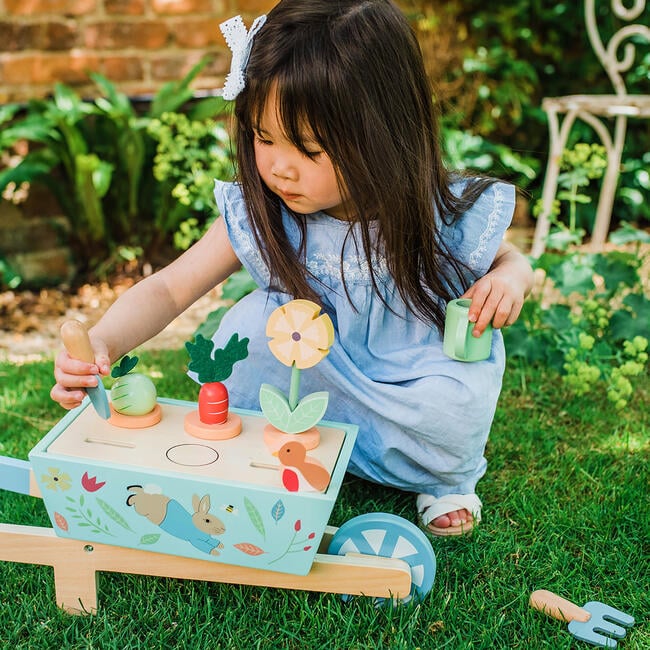 Peter Rabbit: Wheelbarrow - Wooden Wheeled Garden Toy - Play Kits - 2