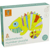 Orange Tree Toys: Chameleon Number Puzzle - Wooden Puzzles - 2