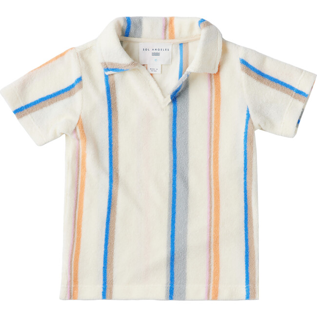 Boys Sonoma Melrose Striped Short Sleeve Polo Shirt, Multicolors