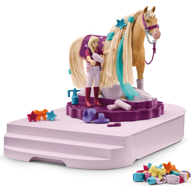 Schleich Sofia's Beauties: Horse Grooming Station - 54pc Playset