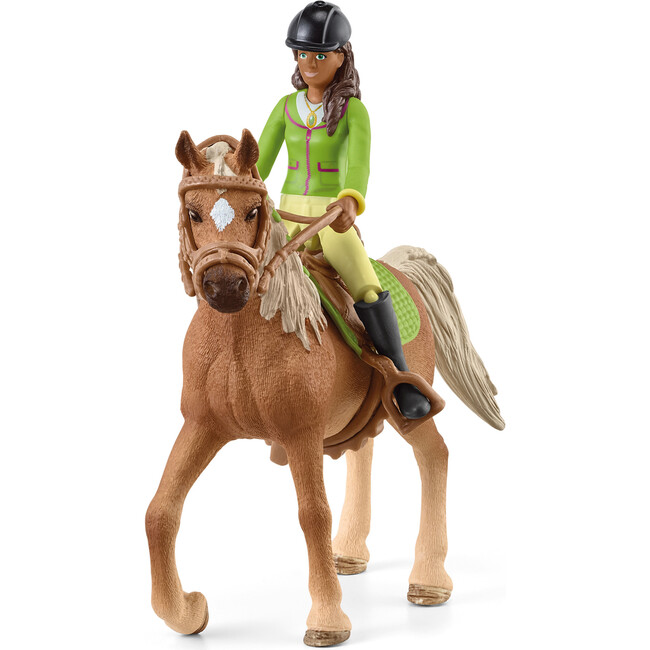 Schleich Horse Club: Sarah & Mystery - Horse & Rider Figurine Playset