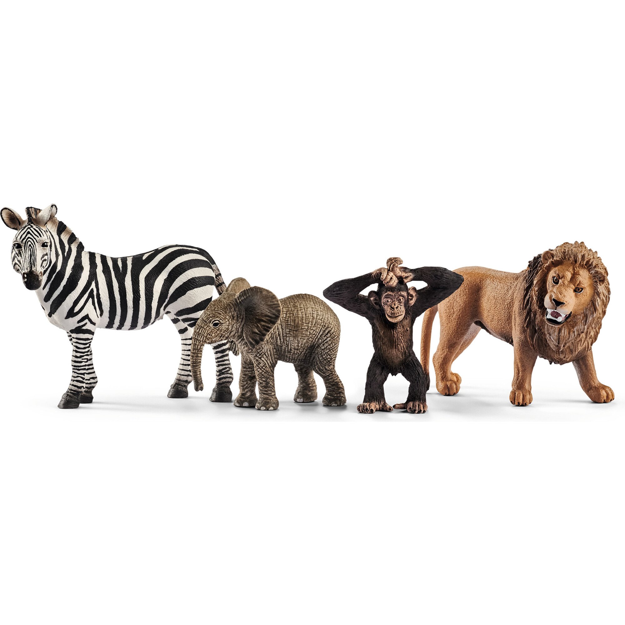 Schleich Wild Life: Starter Set - 4pc Animal Figurine Set - Playsets - 1
