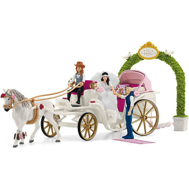 Schleich Horse Club: Wedding Carriage - Horse Playset