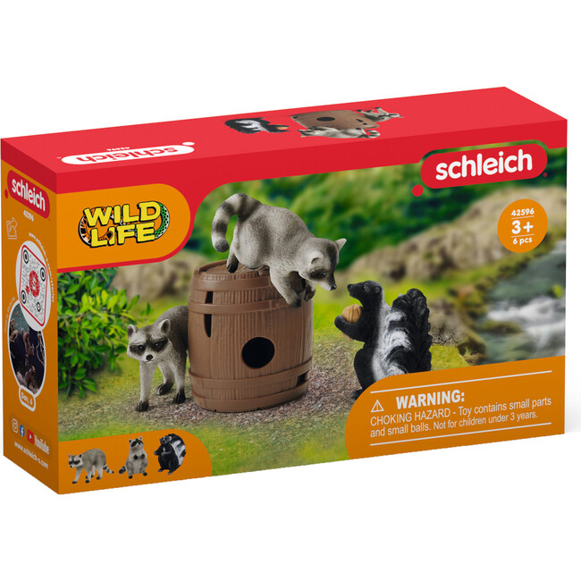 Schleich Wild Life: Nutty Mischief - Animal Figurine Playset