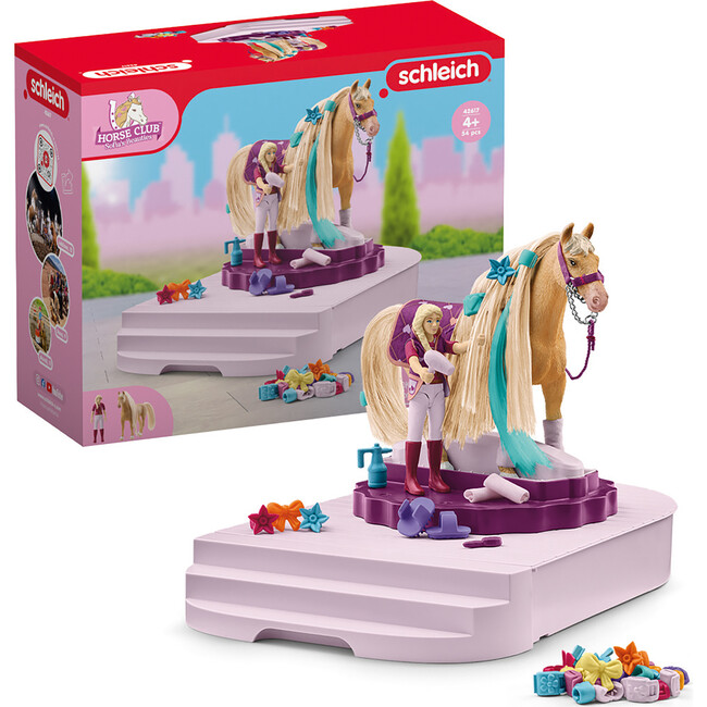 Schleich Sofia's Beauties: Horse Grooming Station - 54pc Playset - Playsets - 2