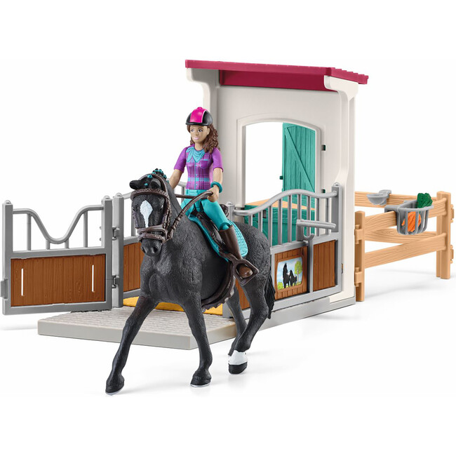 Schleich Horse Club: Horse Box - Lisa & Storm - Horse & Rider Figurine Playset