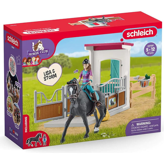 Schleich Horse Club: Horse Box - Lisa & Storm - Horse & Rider Figurine Playset - Playsets - 2