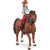 Schleich Horse Club: Hannah & Cayenne - Horse & Rider Figurine Playset - Playsets - 1 - thumbnail