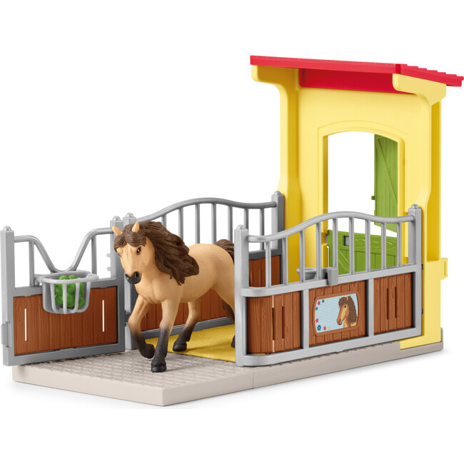 Schleich Farm World: Pony Box With Iceland Pony Stallion - Horse Playset