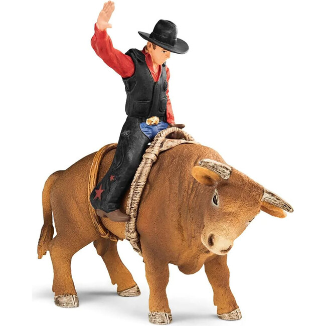 Schleich Farm World: Cowboy With Bull - Rodeo Figure Playset