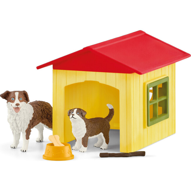 Schleich Farm World: Friendly Dog House - 6 Piece Playset