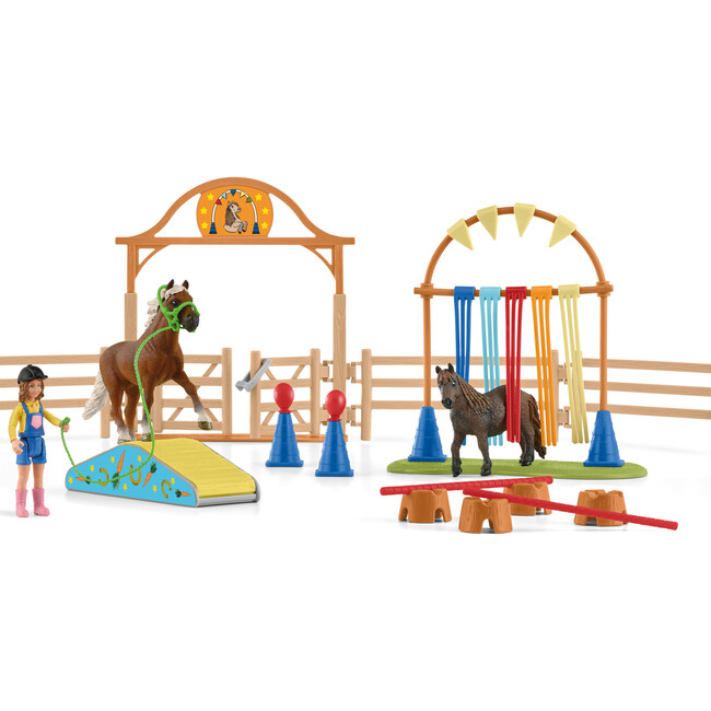 Schleich Farm World: Pony Agility Training - 41 Piece Playset