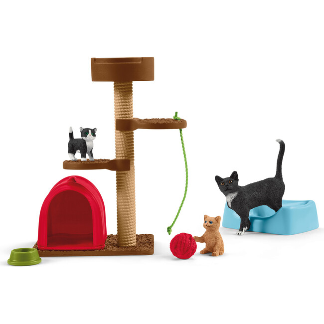 Schleich Farm World: Playtime For Cute Cats - Animal Figure Playset