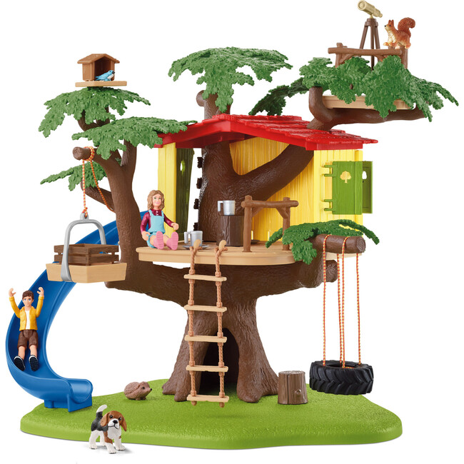 Schleich Farm World: Adventure Tree House - 28 Piece Playset - Playsets - 1