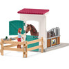Schleich Horse Club: Horse Box - Hannah & Cayenne - Horse & Rider Figurine Playset - Playsets - 2