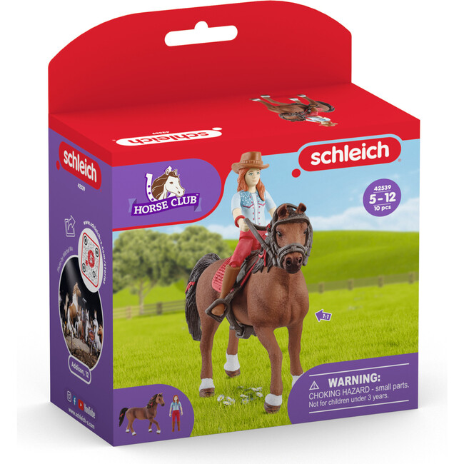 Schleich Horse Club: Hannah & Cayenne - Horse & Rider Figurine Playset - Playsets - 3
