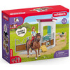 Schleich Horse Club: Horse Box - Hannah & Cayenne - Horse & Rider Figurine Playset - Playsets - 3