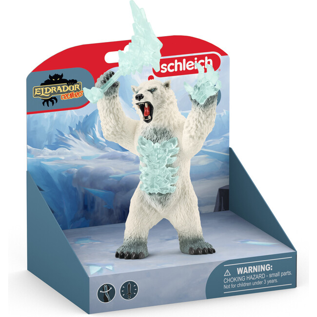 Schleich Eldrador Creatures: Blizzard Bear With Weapon Fantasy Action Figure - Playsets - 2