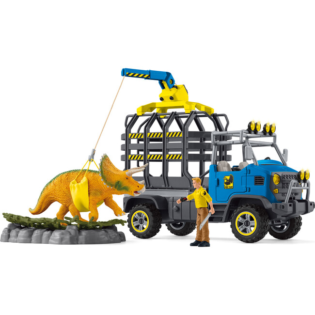 Schleich Dinosaurs: Dino Transport Mission - 13pc Dinosaur Toy Playset