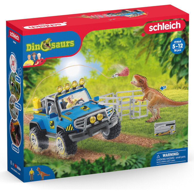 Schleich Dinosaurs: Off-Road Vehicle With Dino Outpost - 14 pc Playset - Playsets - 2