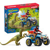 Schleich Dinosaurs: Quad Escape From Velociraptor - 5 pc Playset - Playsets - 3