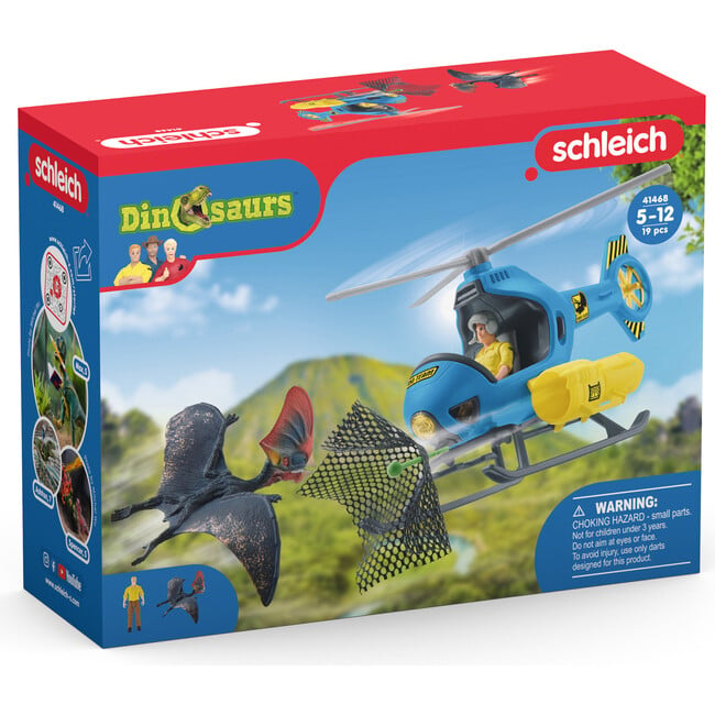 Schleich Dinosaurs: Dinosaur Air Attack - 10 Piece Playset - Playsets - 3