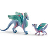 Schleich Bayala: Blossom Dragon Mother & Child - Magical Figurine - Playsets - 1 - thumbnail