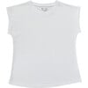 Bliss Short Sleeve Fitted Sport Tee, White - T-Shirts - 1 - thumbnail