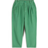 André Pleated Trousers, Stone Green - Pants - 1 - thumbnail