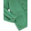 Jaime Button-Up Relaxed Fit Lapel Collar Overshirt, Stone Green - Jackets - 4