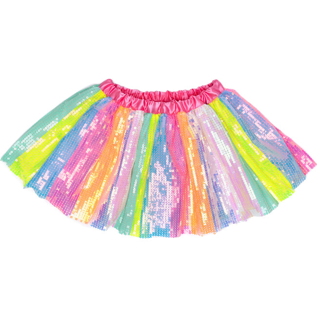 Stripy Sequins Skirt, Size 4-6
