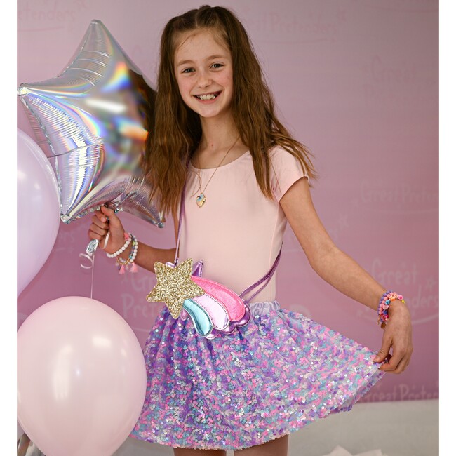 Purple Party Sequins Skirt, Size 4-6 - Costumes - 2