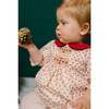 Olympe Holiday Long Sleeve Smocked Babyset, Red - Mixed Apparel Set - 2