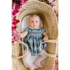 Sherazade Short Sleeve Tartan Bubble, Green & Pink - Rompers - 4