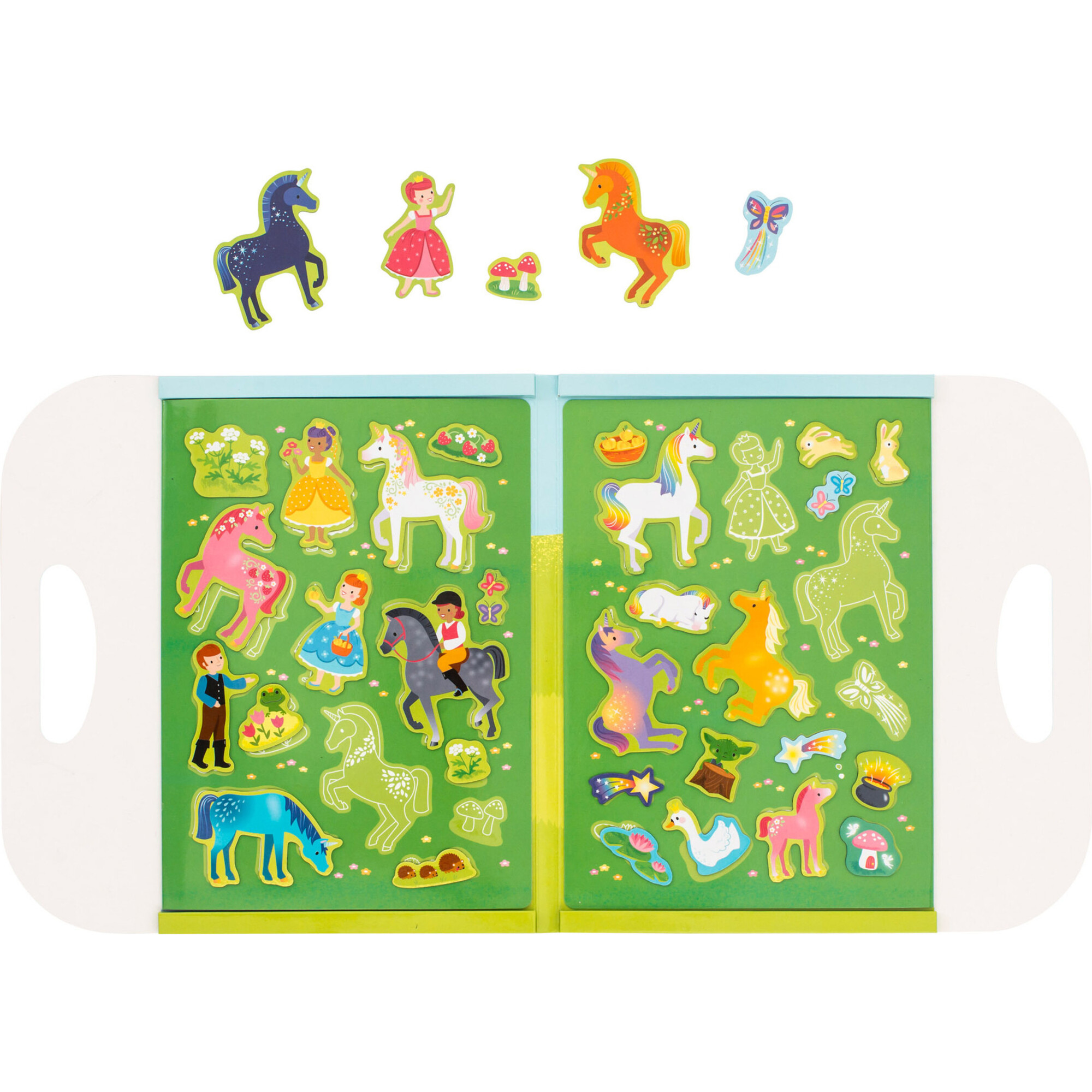 Tiger Tribe: Magna Carry - Unicorn Kingdom Fold Out Magnetic Play Scene - Play Kits - 1